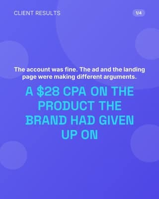 Ecommerce client story: a case study social media template for agencies