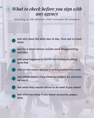 Hiring an agency checklist: a do dont checklist social media template for agencies