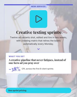 Productized service launch: a feature benefit social media template for agencies