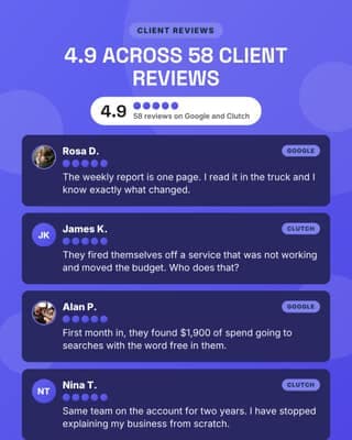 Client review wall: a review wall social media template for agencies