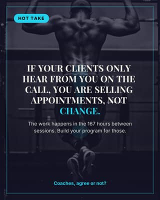 A take worth arguing with: a hot take card social media template for coaches and consultants