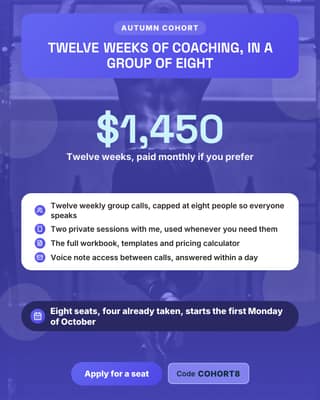 Program enrolment: a offer promo social media template for coaches and consultants