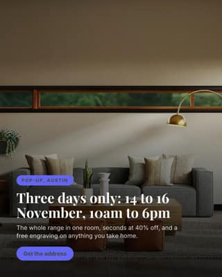 Pop-up or stockist: a photo spotlight social media template for ecommerce