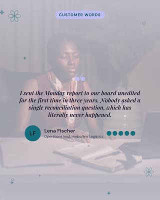 One customer sentence: a quote card social media template for founders