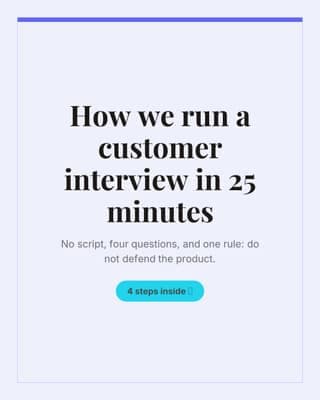 How we run something: a tutorial steps social media template for founders
