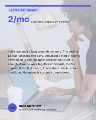 The straight answer note: a founder note card social media template for marketers