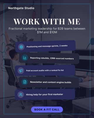 Work with me menu: a service stack social media template for marketers