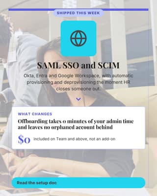 Enterprise feature drop: a feature benefit social media template for saas
