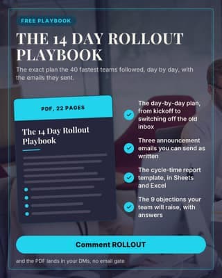 Free playbook: a lead magnet card social media template for saas