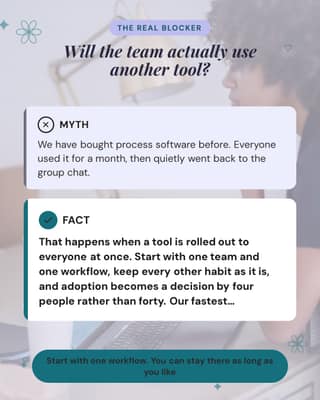 Adoption objection: a objection buster social media template for saas