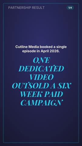Partnership case study: a 9:16 case study template for TikTok