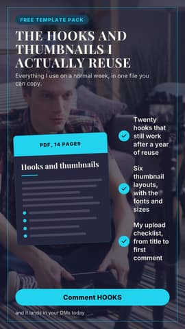 Free resource promo: a 9:16 lead magnet card template for TikTok