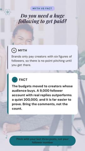Follower-count myth: a 9:16 objection buster template for TikTok