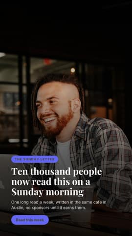 Newsletter milestone: a 9:16 photo spotlight template for TikTok