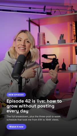 New episode drop: a 9:16 photo spotlight template for TikTok
