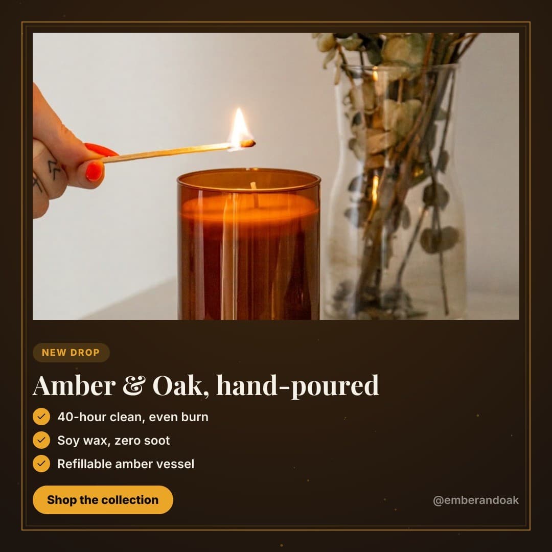 Example Home goods post generated by Content Drifter