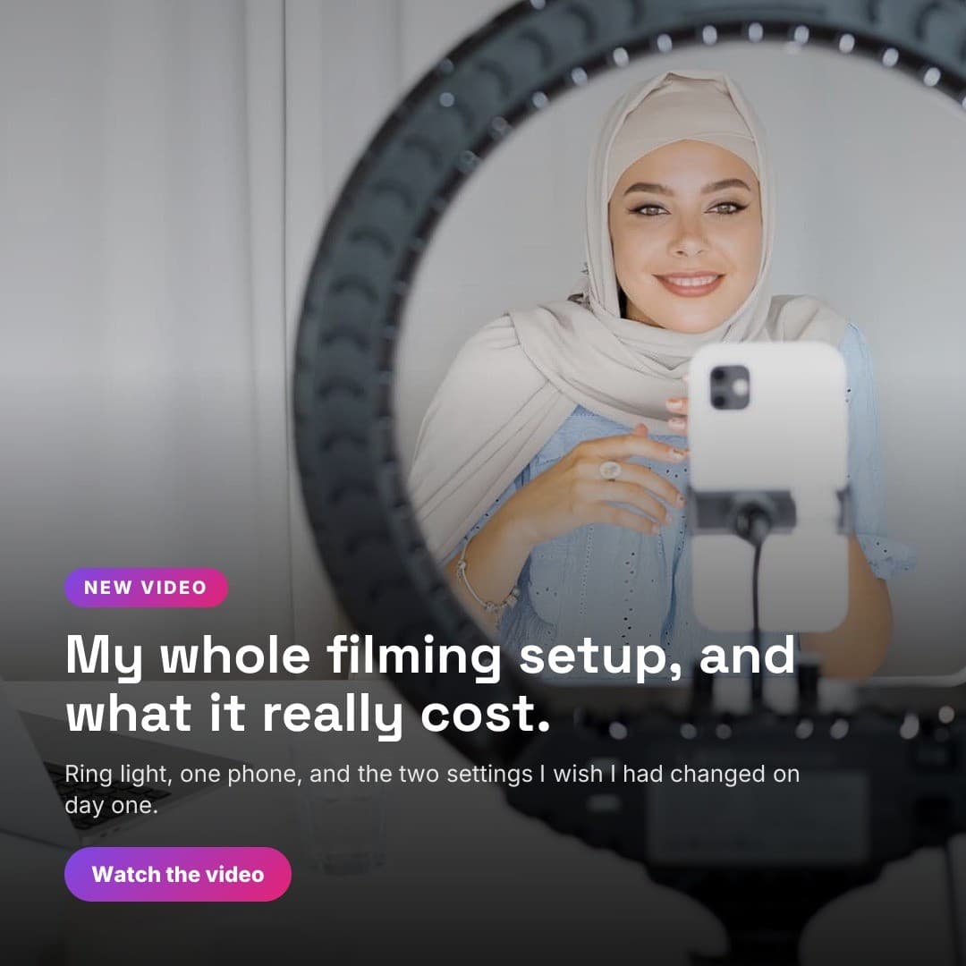 Example Content creator post generated by Content Drifter