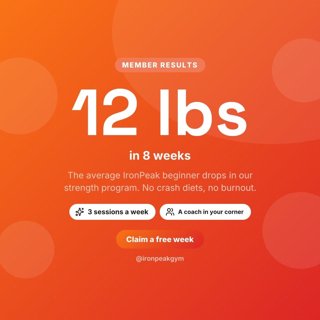 Example Fitness studio post generated by Content Drifter