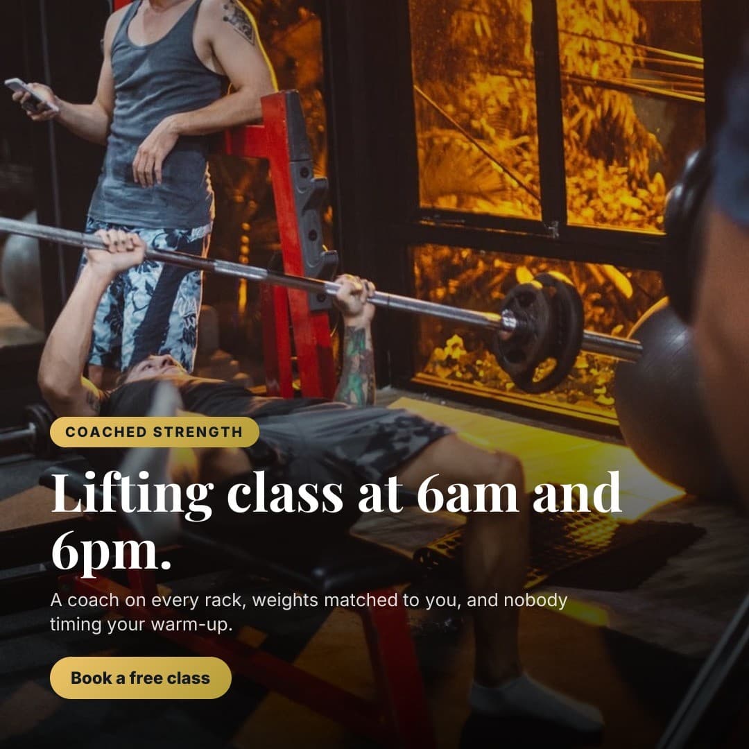 Example Strength gym post generated by Content Drifter