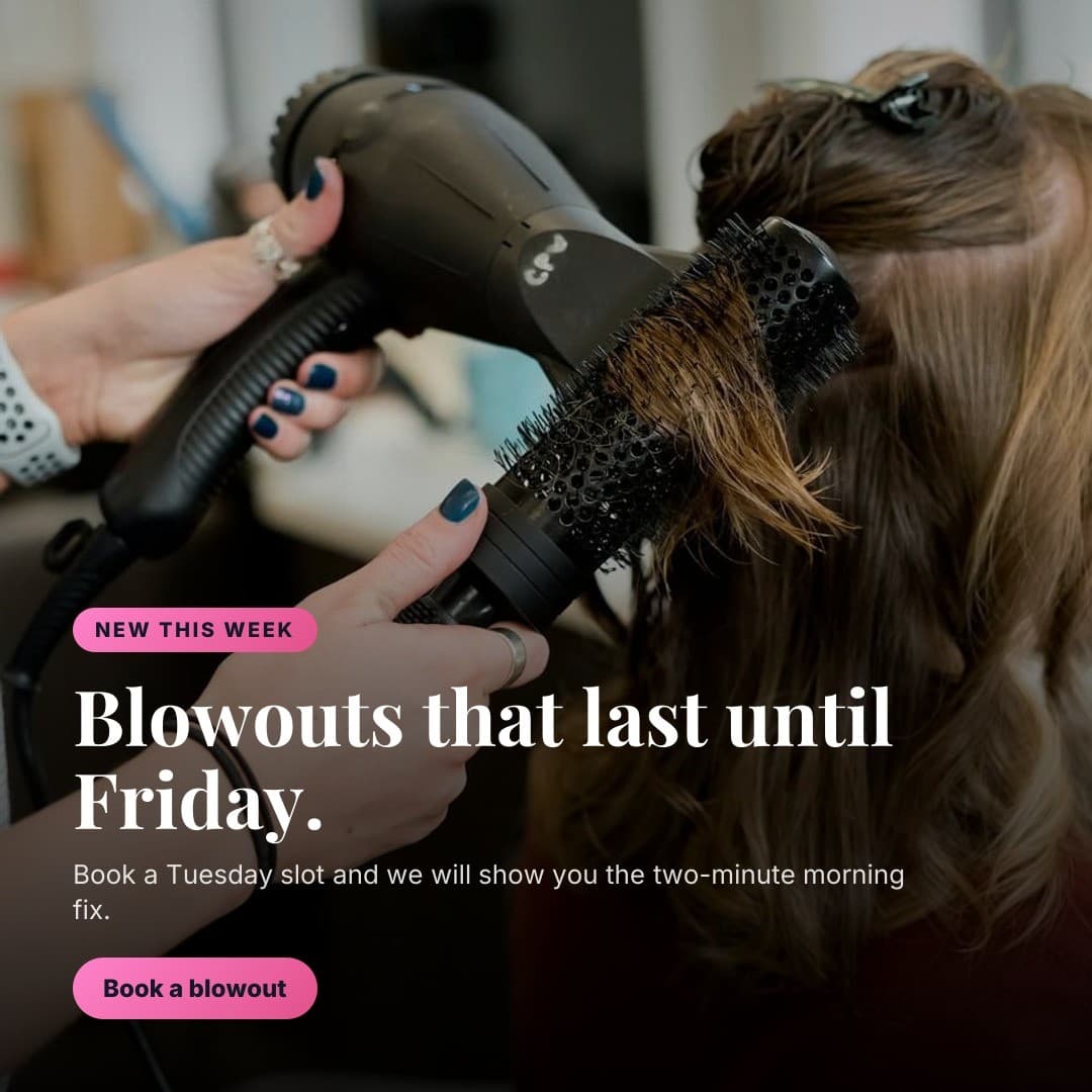 Example Hair salon post generated by Content Drifter