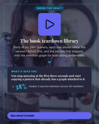 One part of your product: a feature benefit social media template for creators