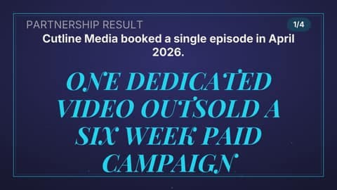 Partnership case study: a 16:9 case study template for X (Twitter)