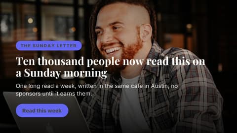 Newsletter milestone: a 16:9 photo spotlight template for X (Twitter)
