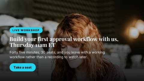 Live workshop promo: a 16:9 photo spotlight template for X (Twitter)