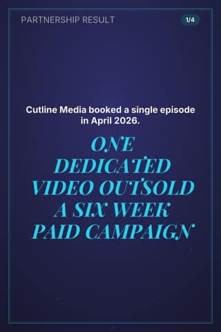 Partnership case study: a 2:3 case study template for Pinterest