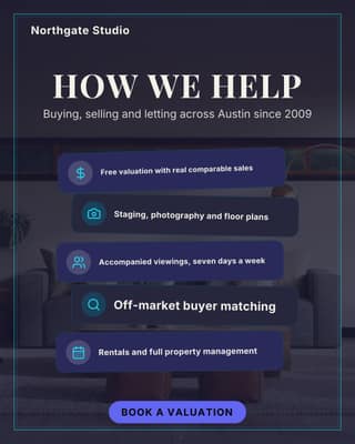 What we handle: a service stack social media template for real estate