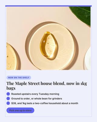 New product drop: a product hero social media template for small business