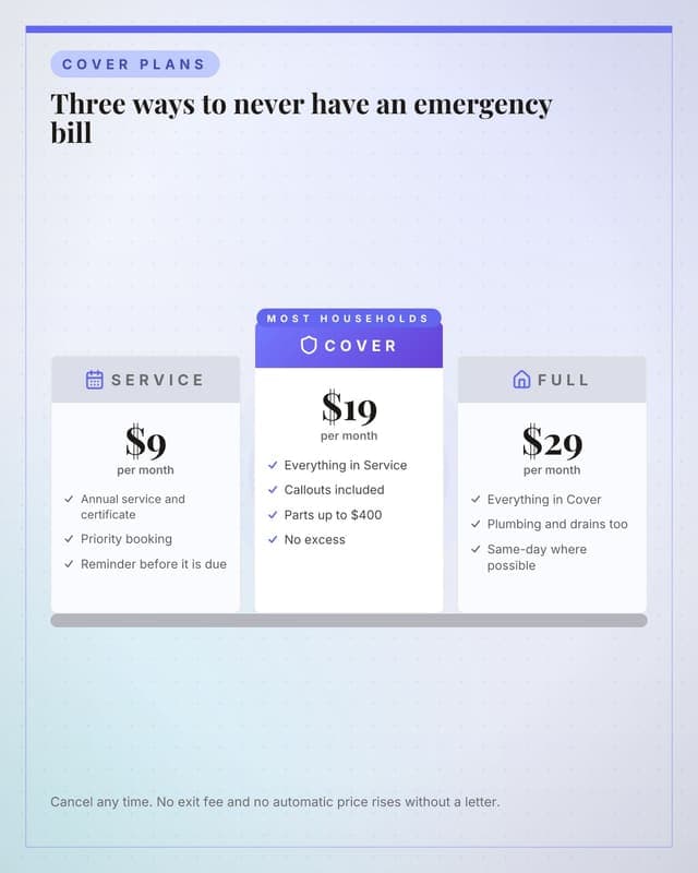 Service plans: a pillar columns social media template for small business