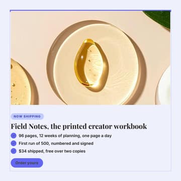 Physical product drop: a 1:1 product hero template for Facebook