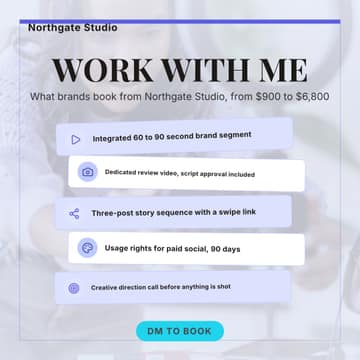 Work with me menu: a 1:1 service stack template for Facebook
